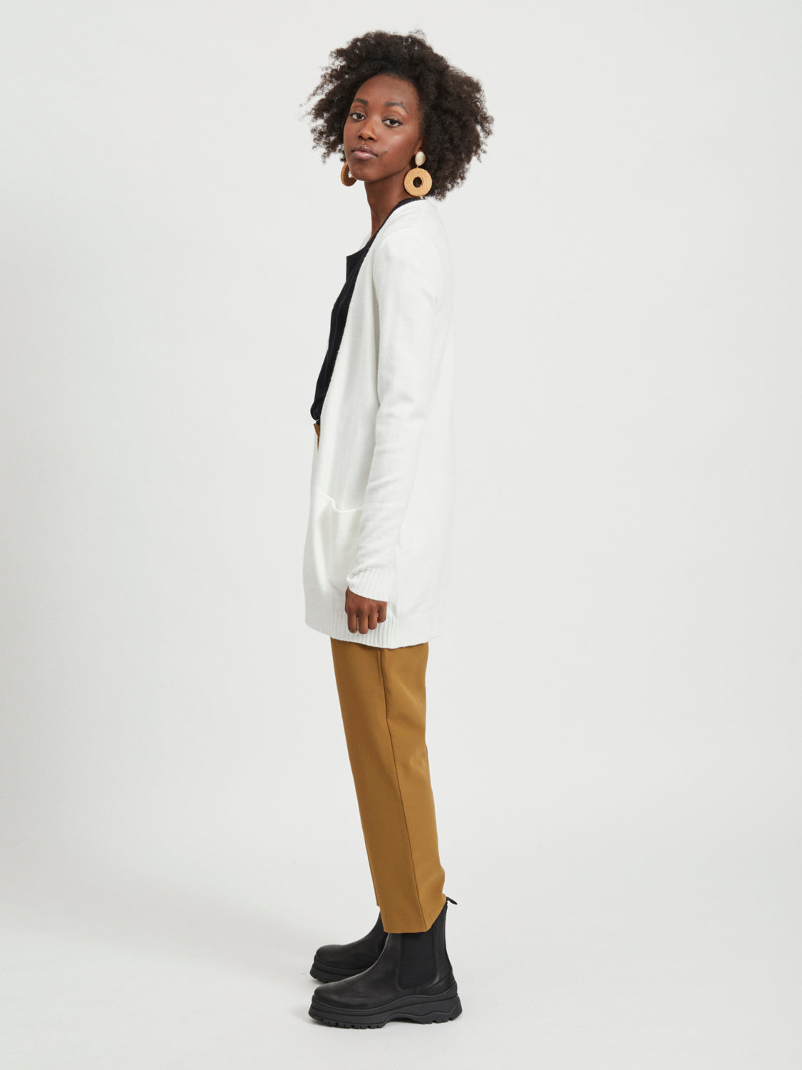 VIRIL Cardigan - white alyssum